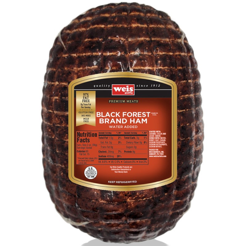 slide 1 of 1, Weis Quality Black Forest Brand Ham, per lb
