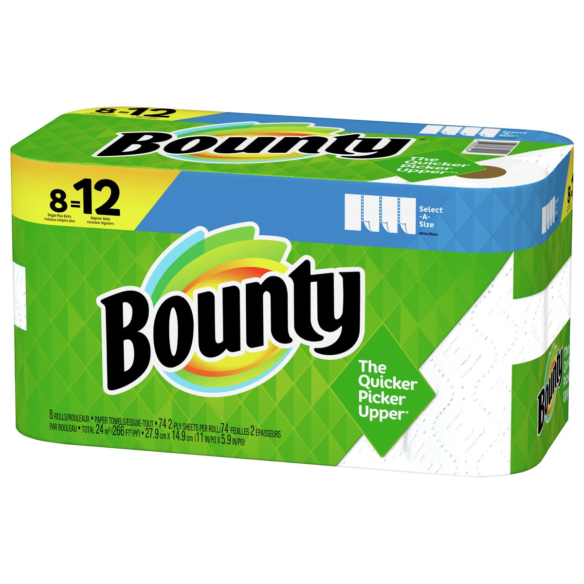 slide 3 of 5, Bounty Sas Paper Towel, 8 ct
