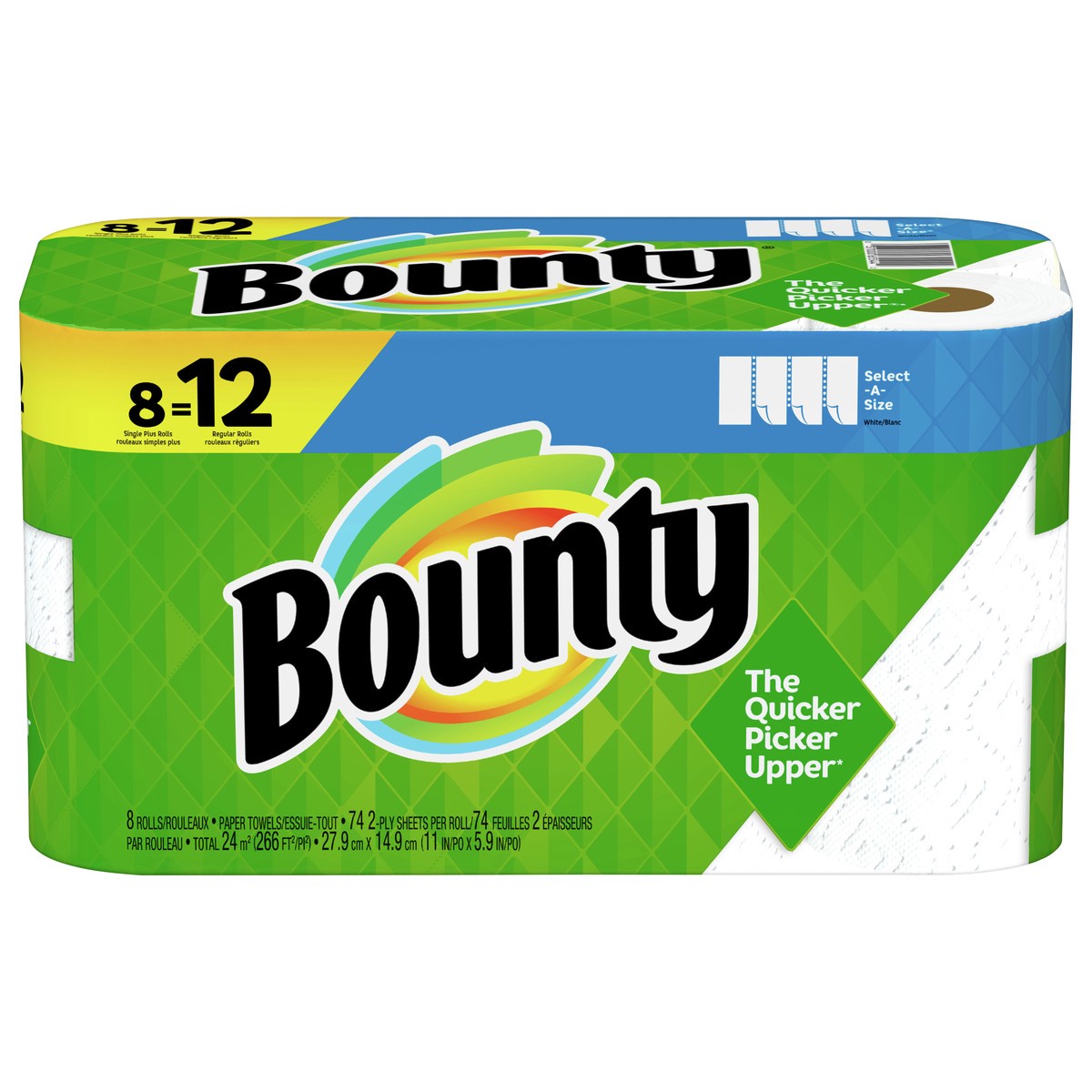 slide 1 of 5, Bounty Sas Paper Towel, 8 ct