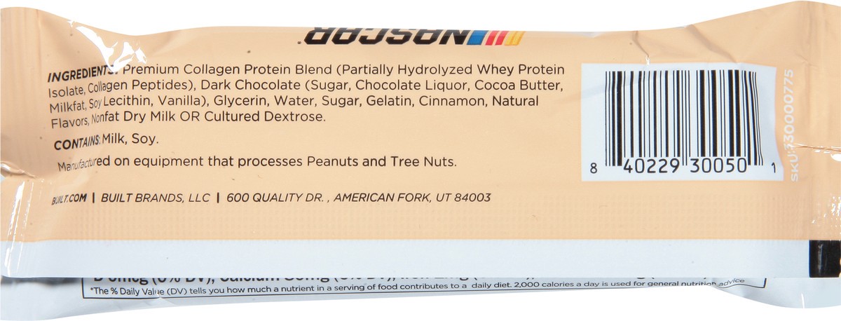 slide 4 of 9, Built Puff Protein Bar, Churro, Single Bar, 1.45 oz