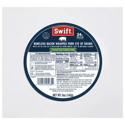Swift Boneless Bacon Wrapped Pork Eye of Round 5 oz
