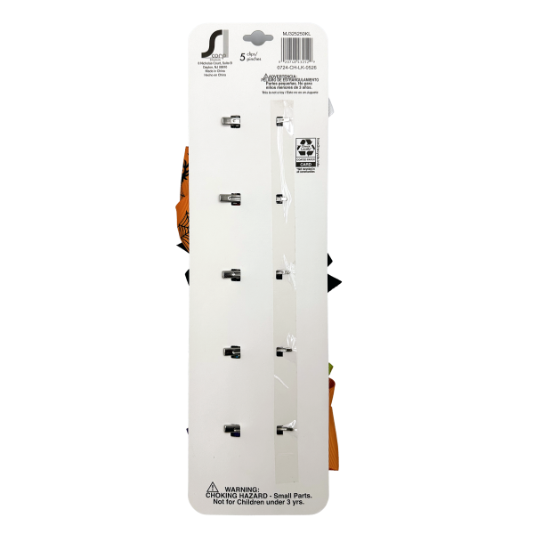 slide 2 of 5, Halloween Hair Bows, Assorted Colors, 5 Count, 5 ct