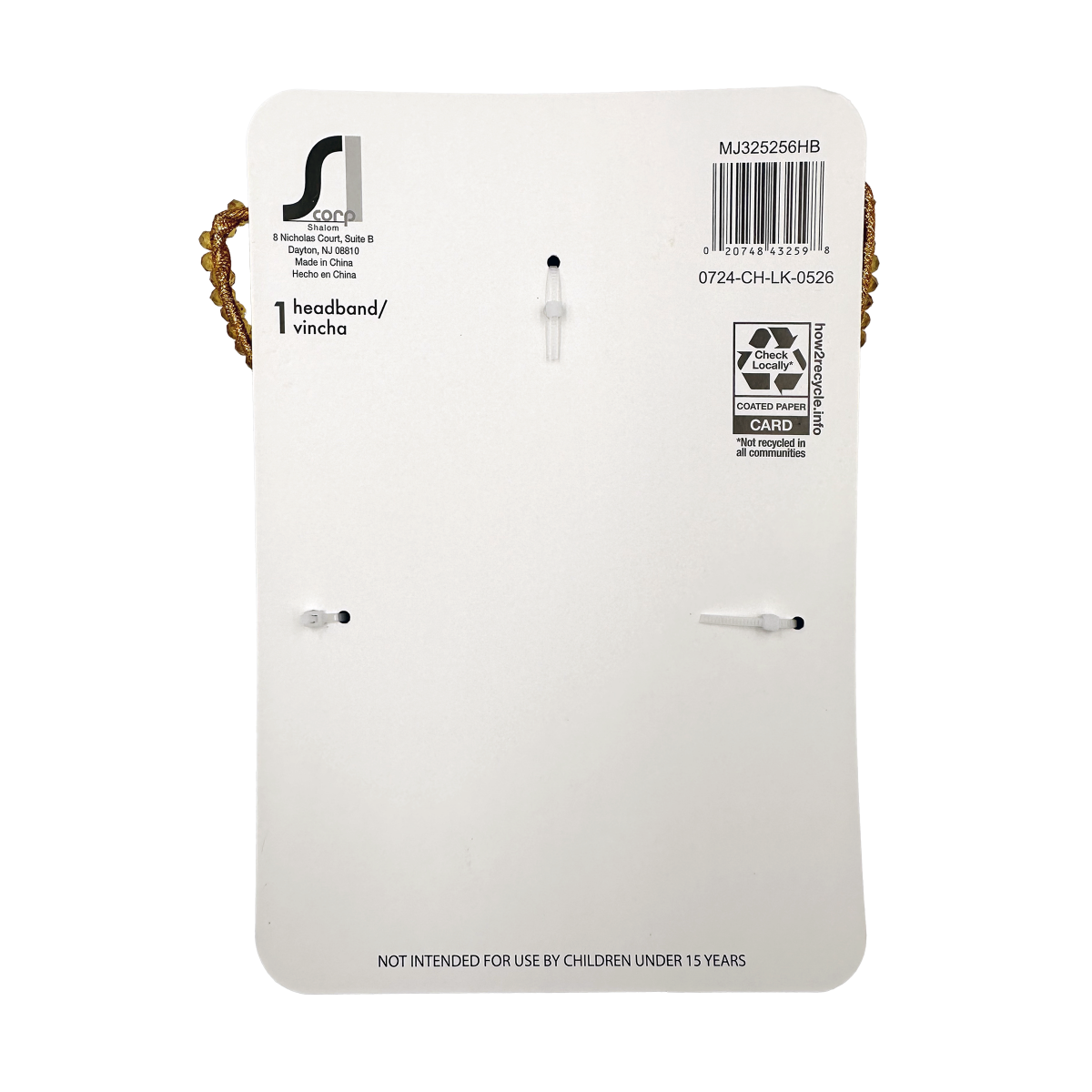 slide 4 of 5, Halloween Cat Ears Headband, Beaded, 1 Count, 1 ct