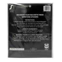 slide 4 of 5, Halloween Face Gems, Multi-color, 1 Count, 1 ct