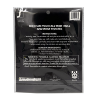 slide 2 of 5, Halloween Face Gems, Purple, 1 Count, 1 ct