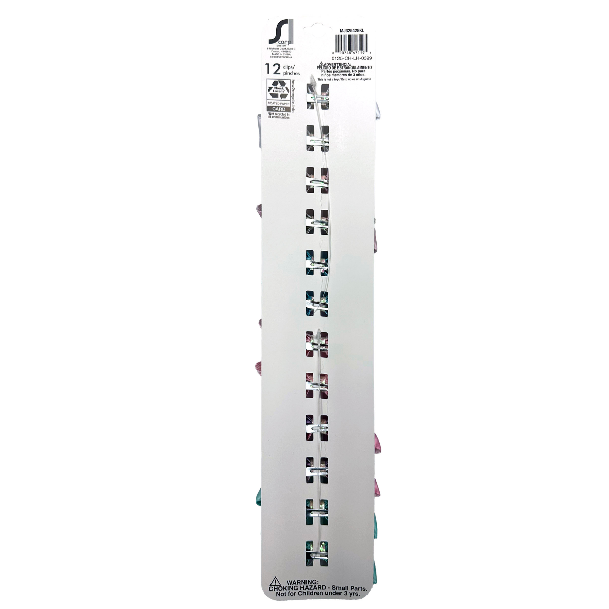 slide 2 of 2, Easter Hair Bows in Pastels, Ombre and Solids, Assorted Colors, Small, 12 Count, 12 ct