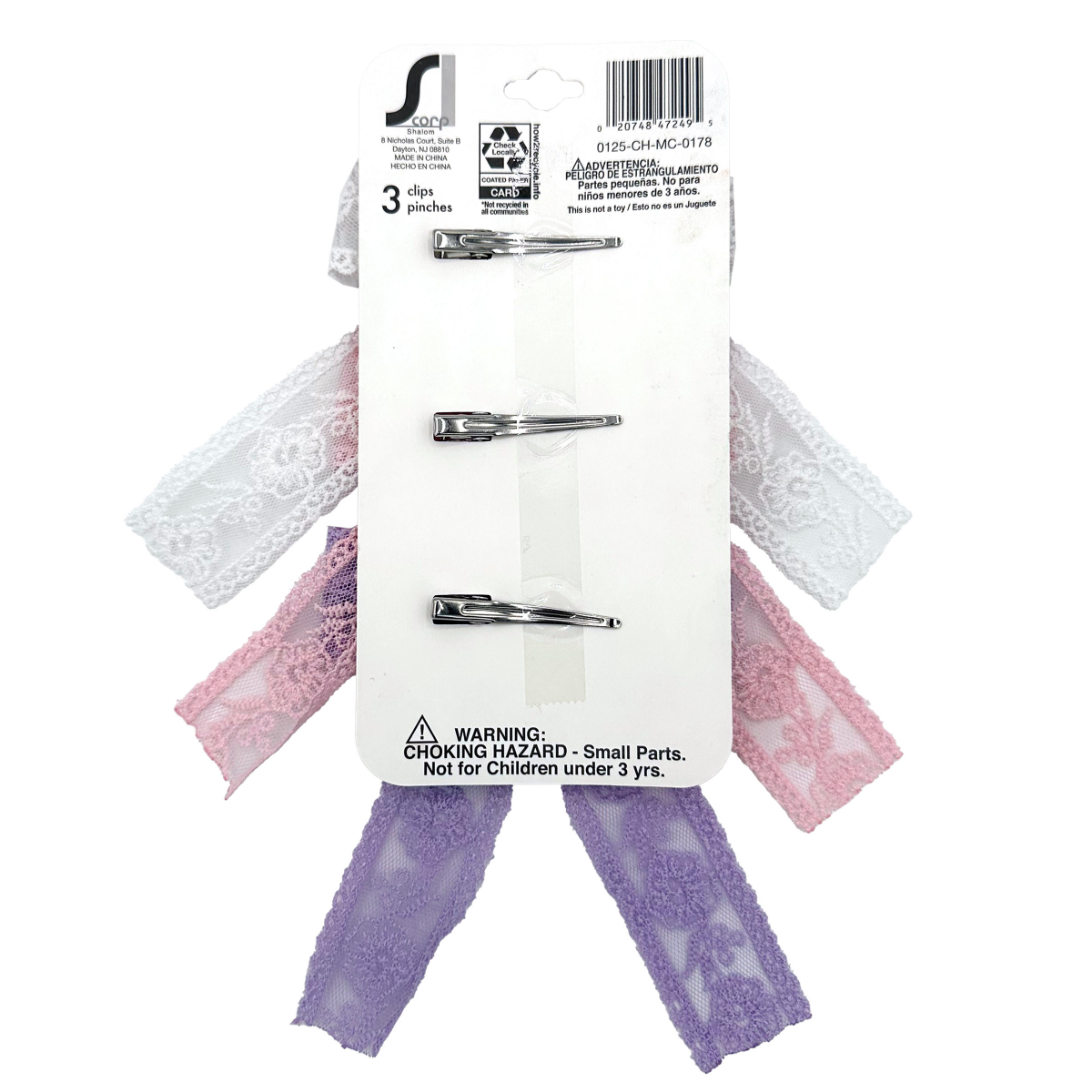 slide 2 of 2, Easter Lace Bows with Tails, 3 Count, 3 ct