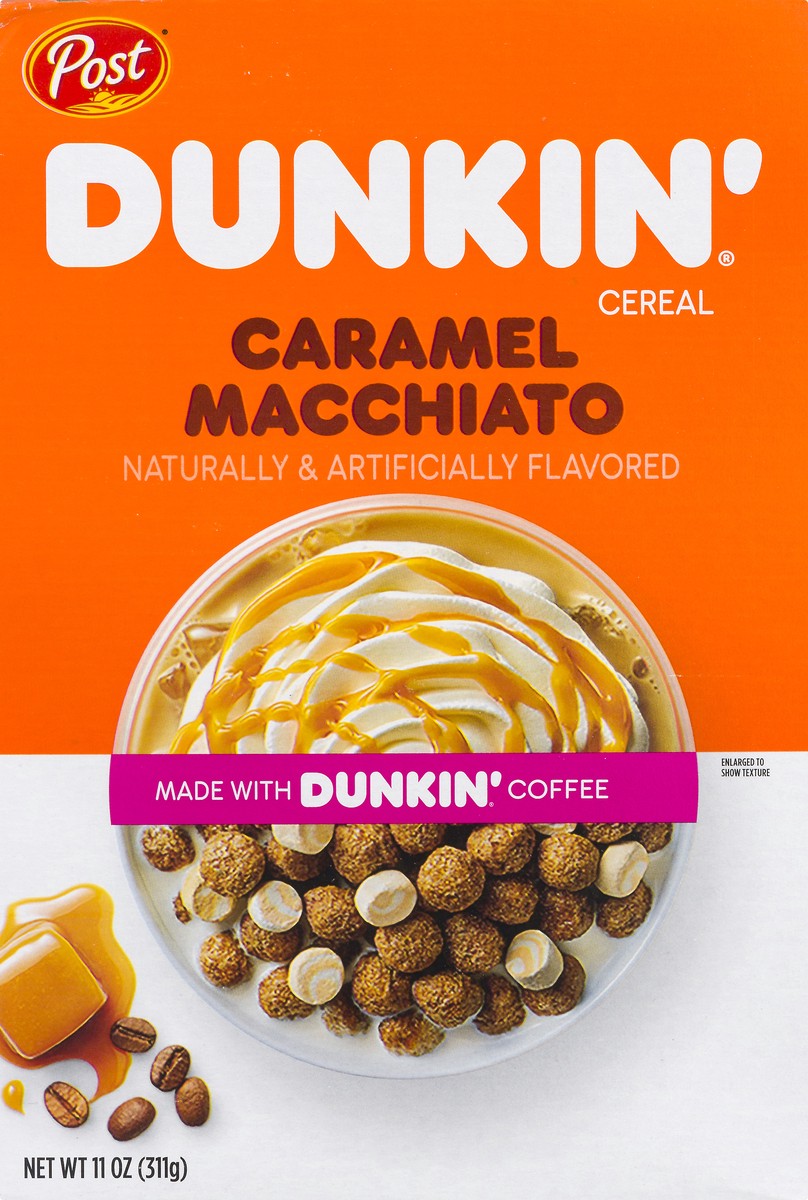 slide 2 of 13, Dunkin' Caramel Macchiato Cereal 11 oz, 11 oz