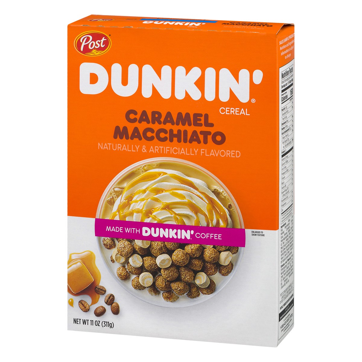 slide 12 of 13, Dunkin' Caramel Macchiato Cereal 11 oz, 11 oz