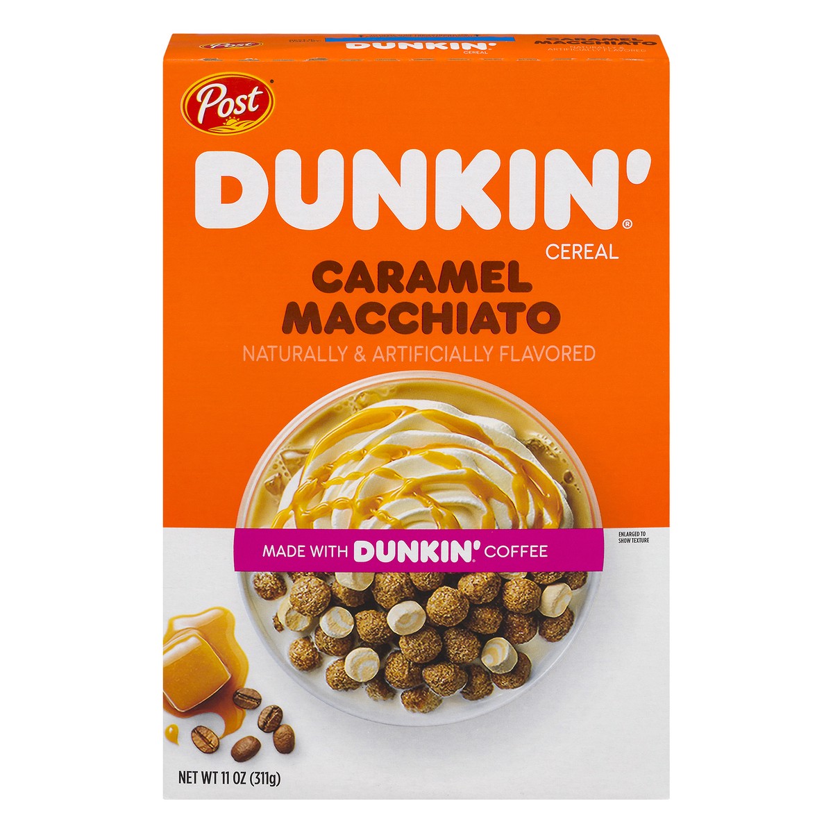 slide 1 of 13, Dunkin' Caramel Macchiato Cereal 11 oz, 11 oz