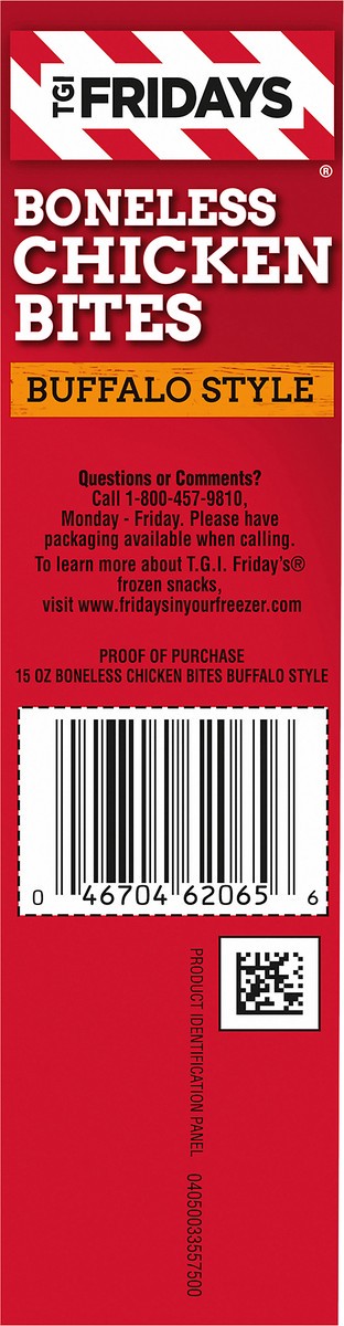 slide 3 of 9, T.G.I. Fridays TGI Fridays Frozen Appetizers Buffalo Style Boneless Chicken Bites, 15 oz. Box, 15 oz
