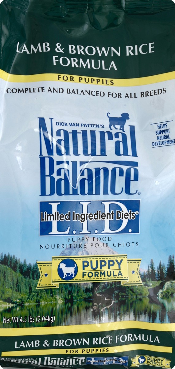 slide 1 of 2, Natural Balance Puppy Food 4.5 lb, 4.5 lb