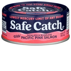 Safe Catch Wild Skinless & Boneless Pacific Pink Salmon 5 oz