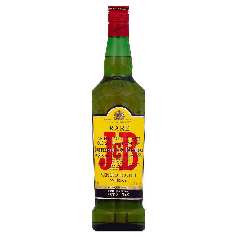 slide 1 of 7, J&B Rare Blended Scotch, 750 ml
