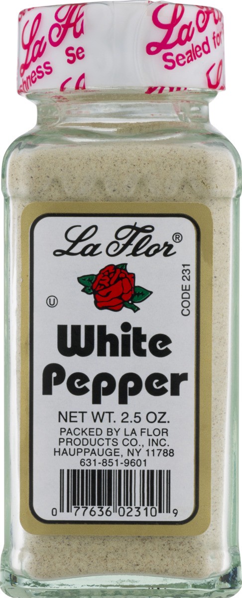 slide 8 of 9, La Flor White Pepper, 2.5 oz