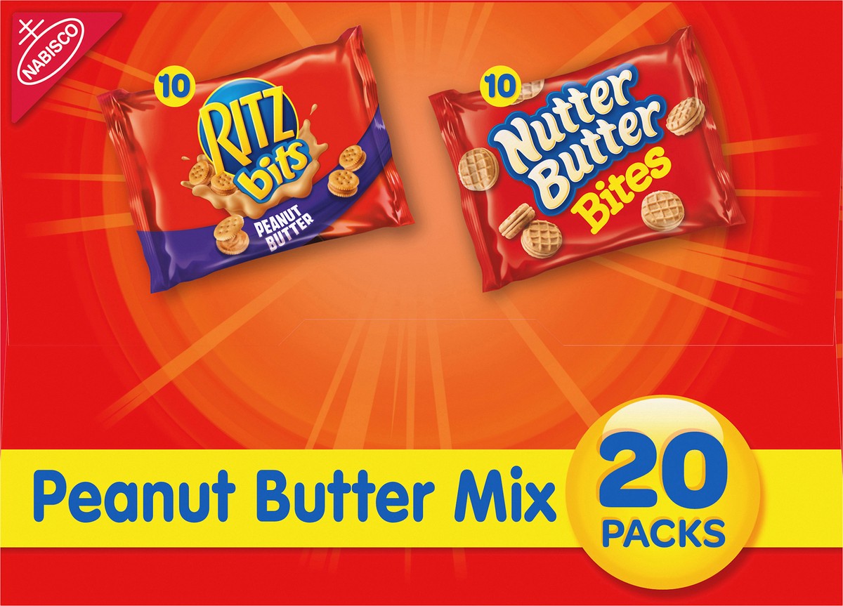 slide 4 of 7, Ritz 20 Packs Peanut Butter Mix Peanut Butter Mix 20 ea, 20 ct