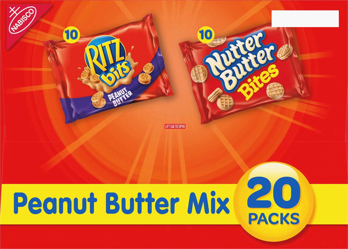 slide 7 of 7, Ritz 20 Packs Peanut Butter Mix Peanut Butter Mix 20 ea, 20 ct