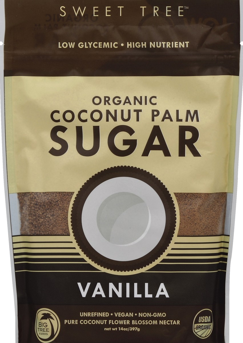 slide 2 of 2, Big Tree Farms Cocnt Sugar Og2 Vanilla, 14 oz
