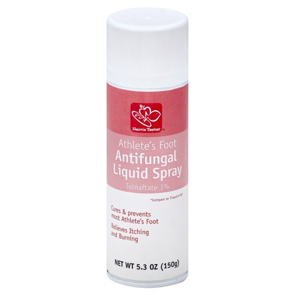 slide 1 of 3, Harris Teeter™ Athlete's Foot Tolnaftate 1% Antifungal Liquid Spray, 5.3 oz