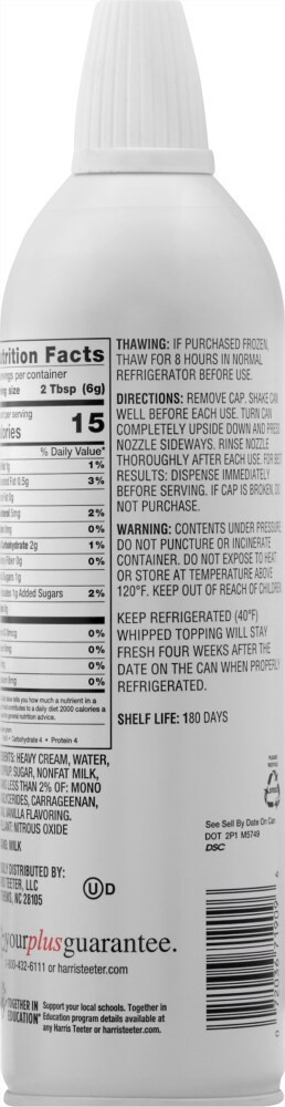 slide 2 of 4, Harris Teeter™ Original Whipped Topping, 13 oz