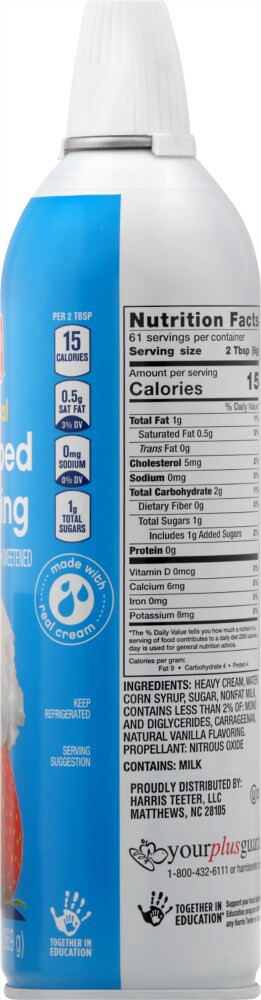 slide 4 of 4, Harris Teeter™ Original Whipped Topping, 13 oz