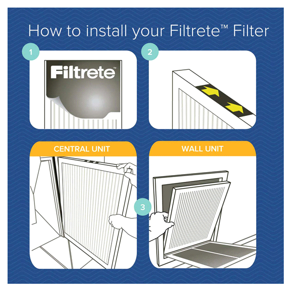 slide 4 of 29, 3M Filtrete Micro Allergen Reduction Filters, 16 in x 25 in x 1 in, 16 x 25 x 1