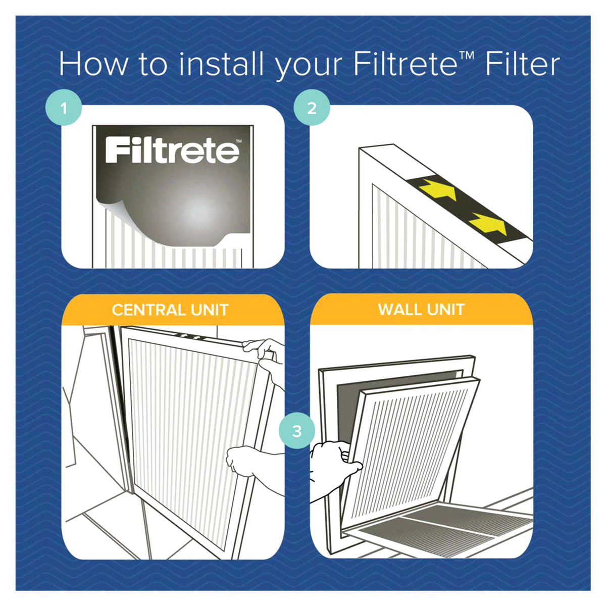 slide 5 of 29, 3M Filtrete Micro Allergen Reduction Filters, 16 in x 25 in x 1 in, 16 x 25 x 1