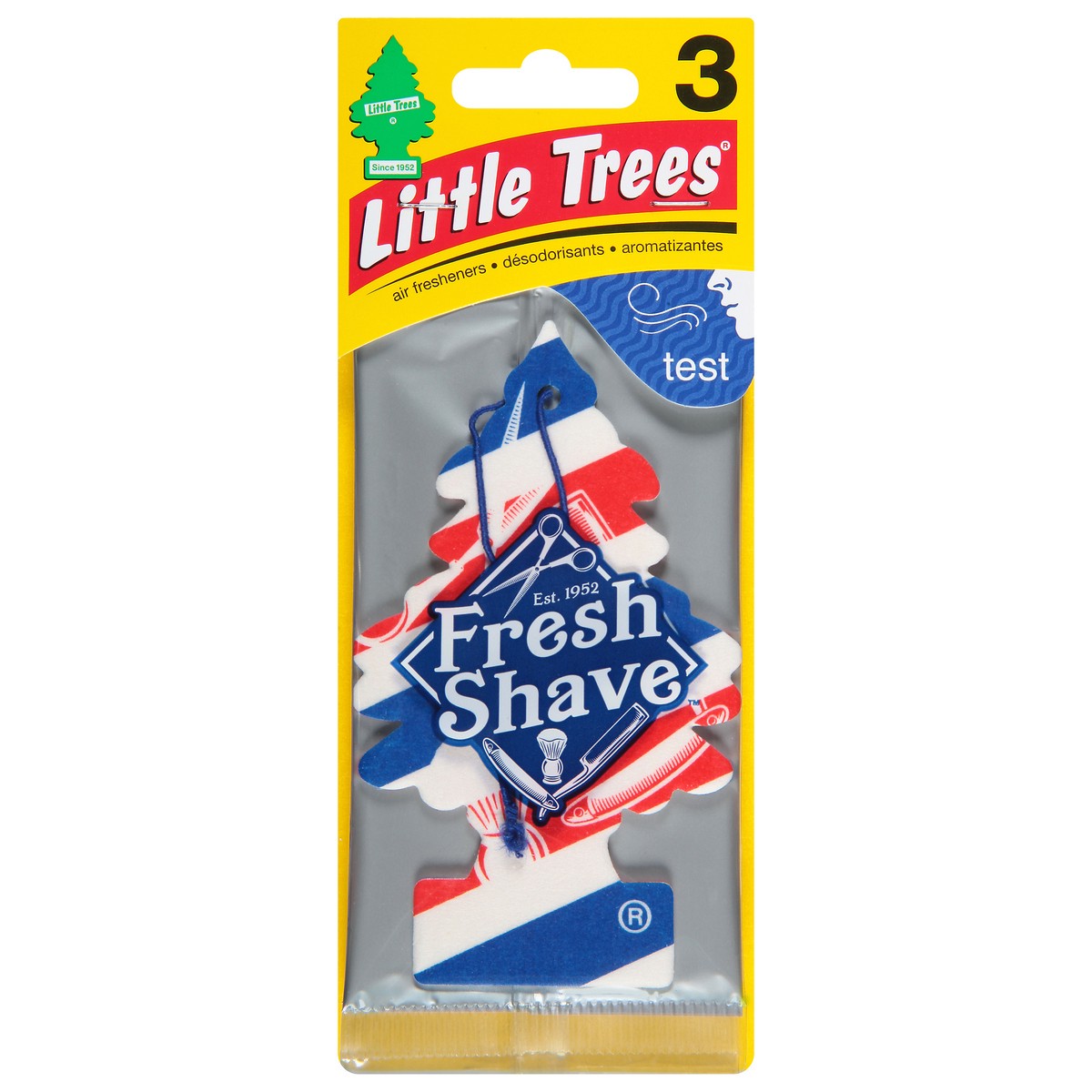 slide 1 of 9, Little Trees Fresh Shave Air Fresheners 3 ea, 3 ct