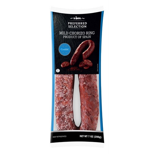 slide 1 of 1, Lidl Preferred Selection chorizo extra sarta, mild, 7 oz