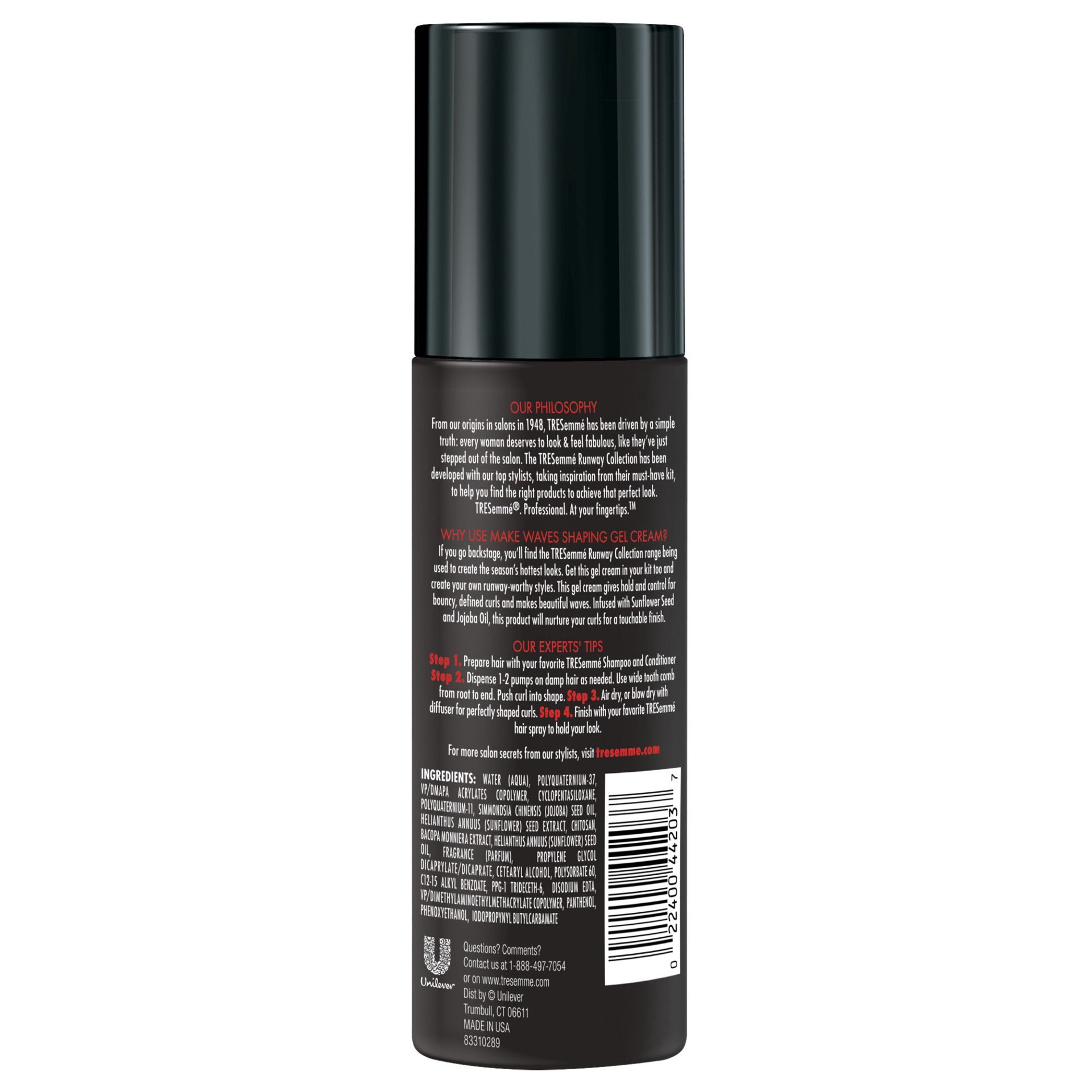 slide 3 of 3, TRESemmé Runway Collection Hair Gel Make Waves, 5.1 oz, 5.1 oz