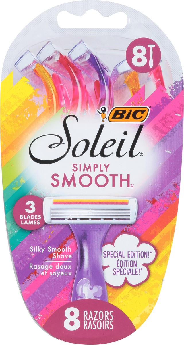 slide 5 of 12, BIC Soleil Simply Smooth Razors 8 ea, 8 ct