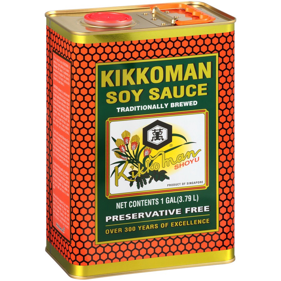 slide 2 of 8, Kikkoman Soy Sauce 1 gl, 1 gal