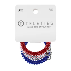 Teleties Small 3-Pack Hair Ties, Patriot Pop
