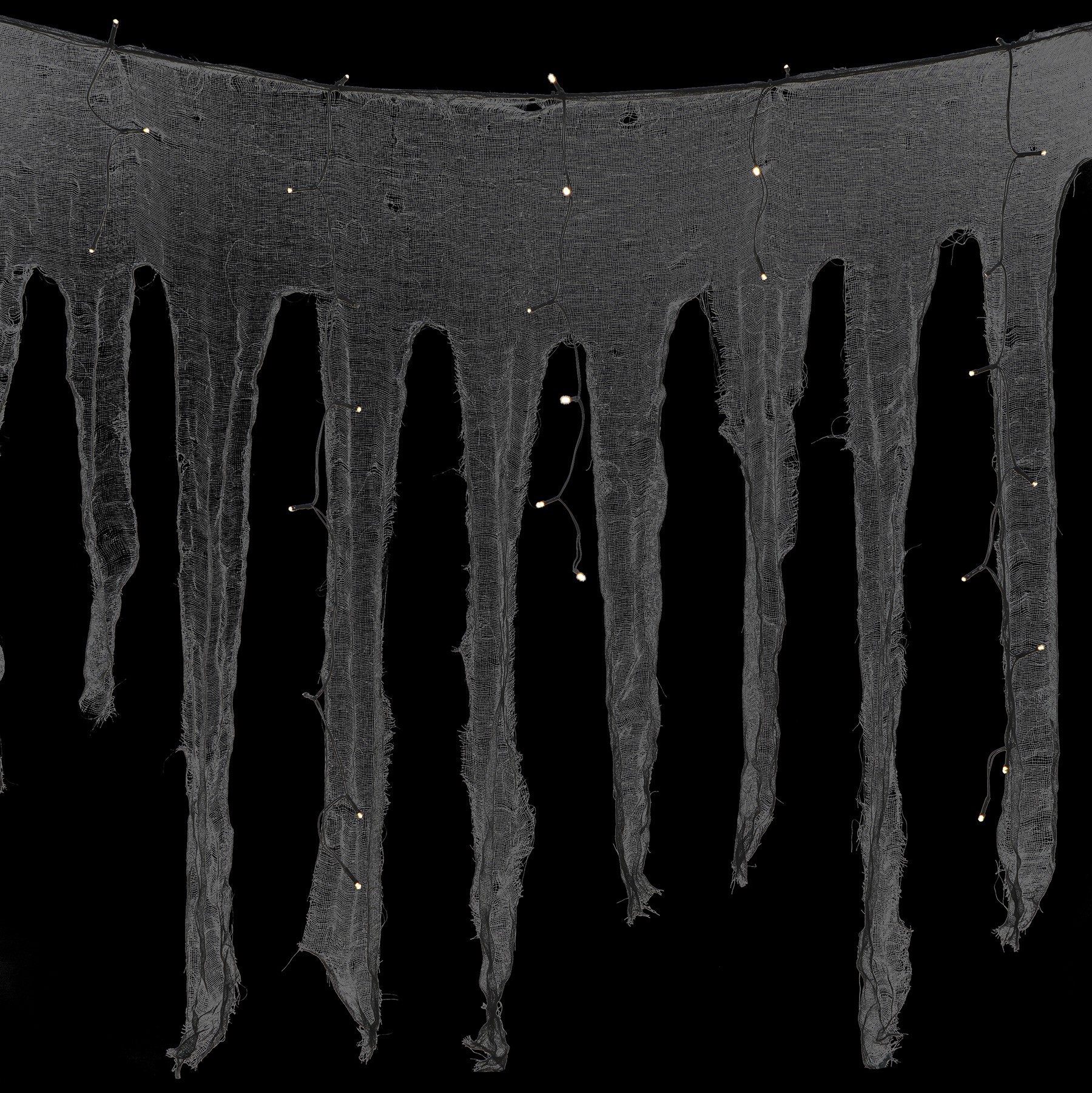 slide 2 of 2, 54ct. Warm White Led Black Gauze String Lights By Ashland, 54 ct