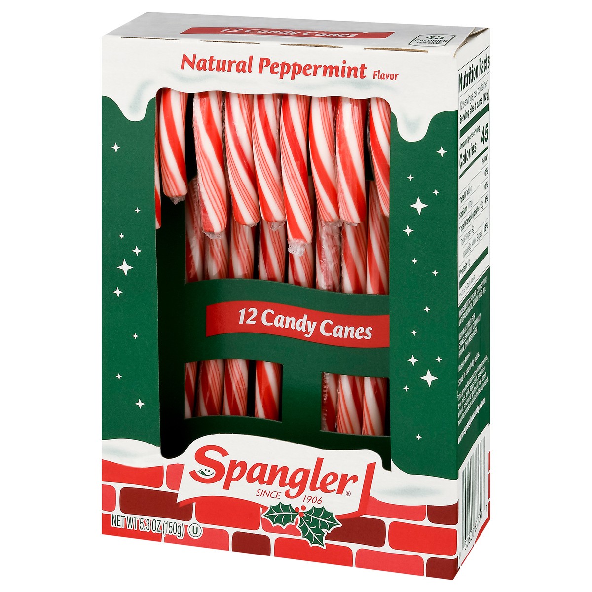 slide 7 of 9, Spangler Natural Peppermint Flavor Candy Canes 12 ea, 12 ct