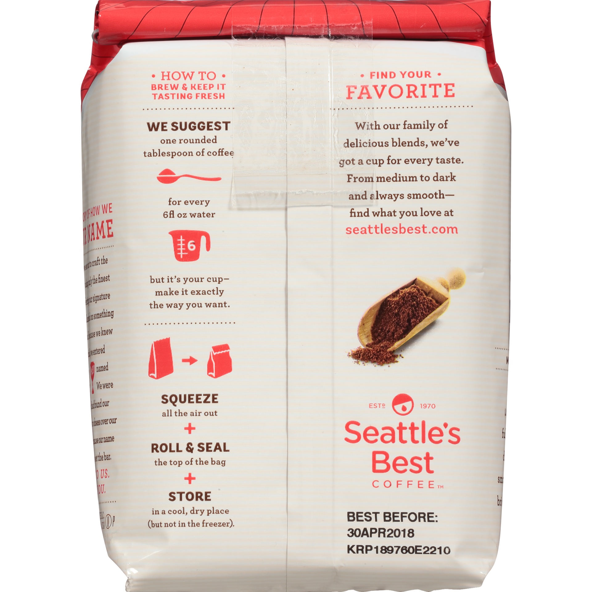 slide 6 of 7, Seattle's Best Coffee Portside Blend Medium Roast Ground Coffee -12oz Bag, 12 oz