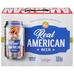 Real American Beer 12 oz / 12 pack