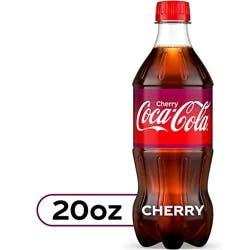 Coca-Cola Soda Pop Flavored Cherry - 20 Fl. Oz.