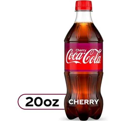 Coca-Cola Soda Pop Flavored Cherry - 20 Fl. Oz.