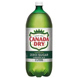 Canada Dry Zero Sugar Ginger Ale Soda Bottle - 2 Liter
