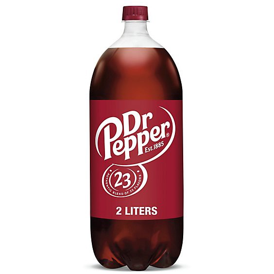 slide 1 of 10, Dr Pepper Soda Bottle - 2 Liter, 2 liter