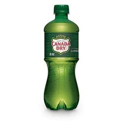 Canada Dry Ginger Ale Soda Bottle - 20 Fl. Oz.