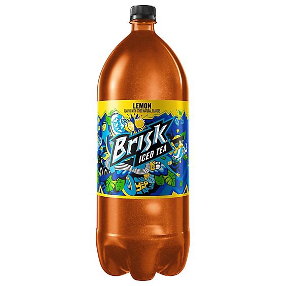 slide 1 of 1, Brisk Iced Tea Lemon - 2 Liter, 2 liter