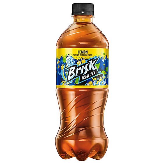 slide 1 of 1, Brisk Iced Tea Lemon Flavor - 20 Fl. Oz., 20 fl oz