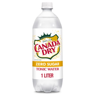 slide 1 of 1, Canada Dry Zero Sugar Tonic Water Bottle - 1 Liter, 1 liter