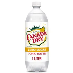 Canada Dry Zero Sugar Tonic Water Bottle - 1 Liter