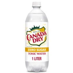 Canada Dry Zero Sugar Tonic Water Bottle - 1 Liter