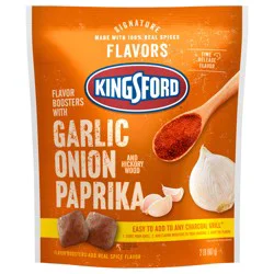 Kingsford Signature Flavors with Garlic Onion and Paprika Flavor Boosters