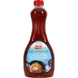 Weis Quality Butter Lite Flavored Reduced Calorie Syrup - 24 fl oz