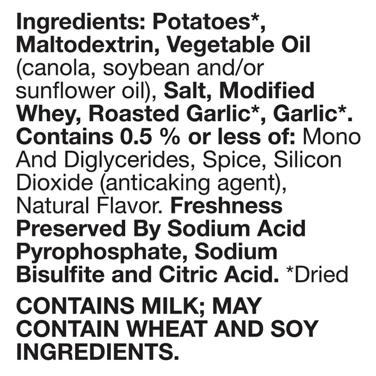 slide 11 of 12, Betty Crocker Roasted Garlic Mashed Potatoes, Made with Real Potatoes, 4 oz, 4 oz